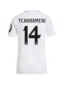 Real Madrid Aurelien Tchouameni #14 Zenski Domaci Dres 2024-25 Kratak Rukavima